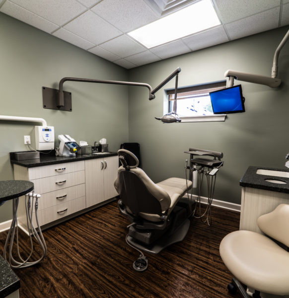 Sedation dentistry is offered to patients needing anxiety relief in any of our treatment suites .