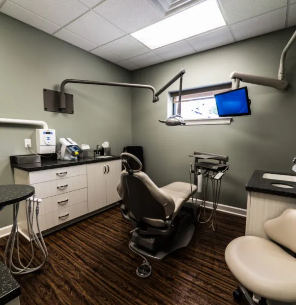 Sedation dentistry is offered to patients needing anxiety relief in any of our treatment suites .